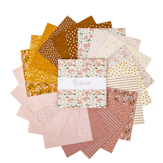 Blush 'n Butterscotch 10 Inch Stacker by Simple Simon & Co for Riley Blake Designs