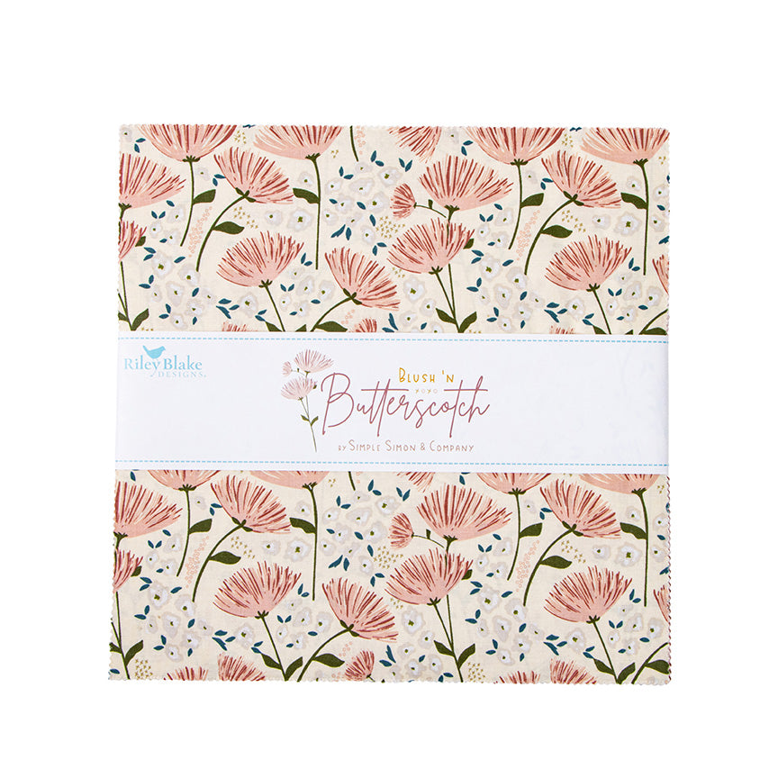 Blush 'n Butterscotch 10 Inch Stacker by Simple Simon & Co for Riley Blake Designs