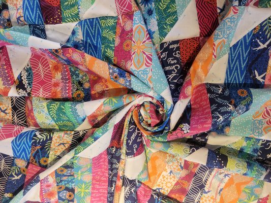 Happy Stripes Quilt Kit with Fabric by Valori Wells