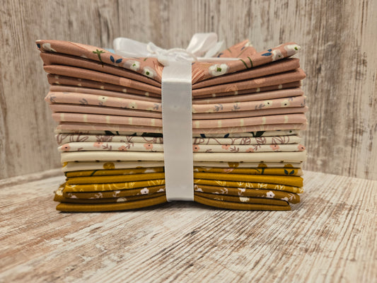 Blush 'n Butterscotch Fat Quarter Bundle by Simple Simon & Co for Riley Blake Designs
