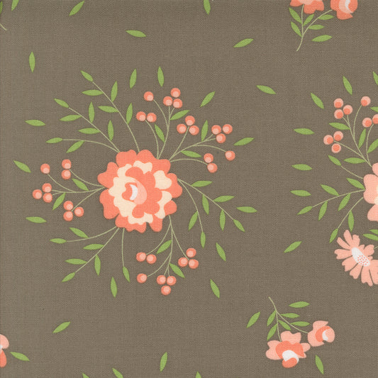 Abloom Slate 29210 19 by Corey Yoder of Coriander Quilts for Moda Fabrics