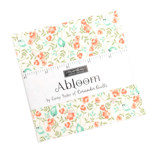 Abloom Charm Pack by Corey Yoder of Coriander Quilts for Moda Fabrics