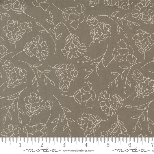Abloom Slate 29211 19 by Corey Yoder of Coriander Quilts for Moda Fabrics