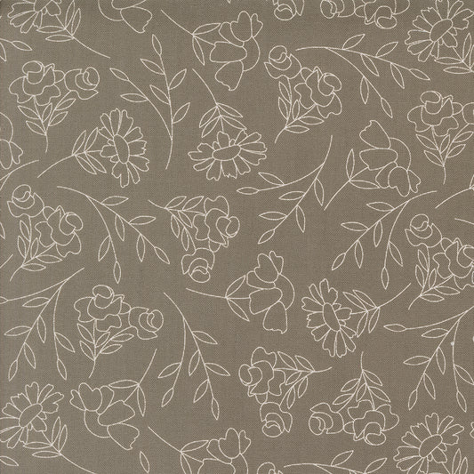 Abloom Slate 29211 19 by Corey Yoder of Coriander Quilts for Moda Fabrics