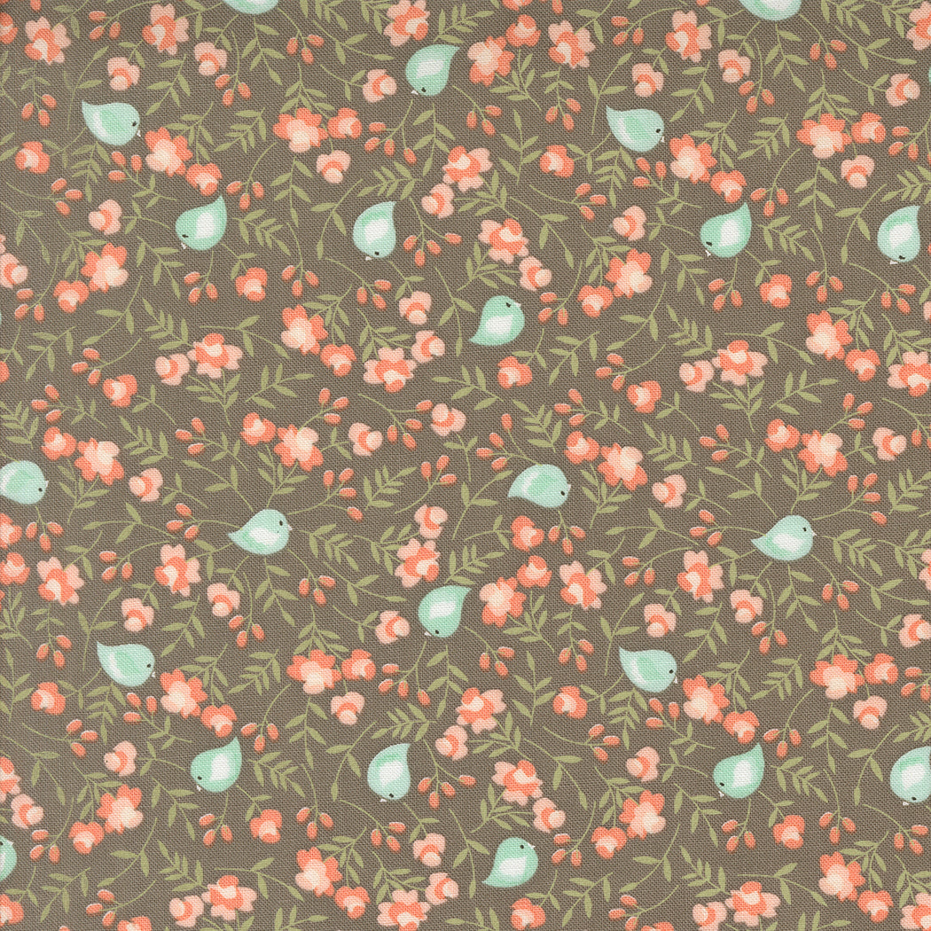 Abloom Slate 29212 19 by Corey Yoder of Coriander Quilts for Moda Fabrics
