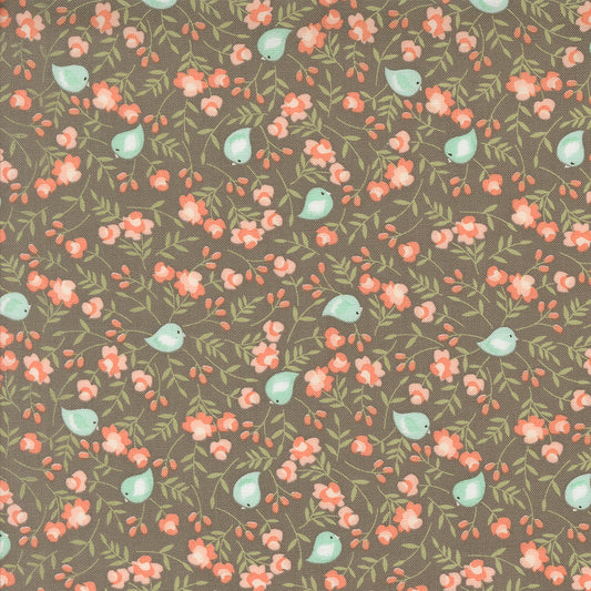Abloom Slate 29212 19 by Corey Yoder of Coriander Quilts for Moda Fabrics