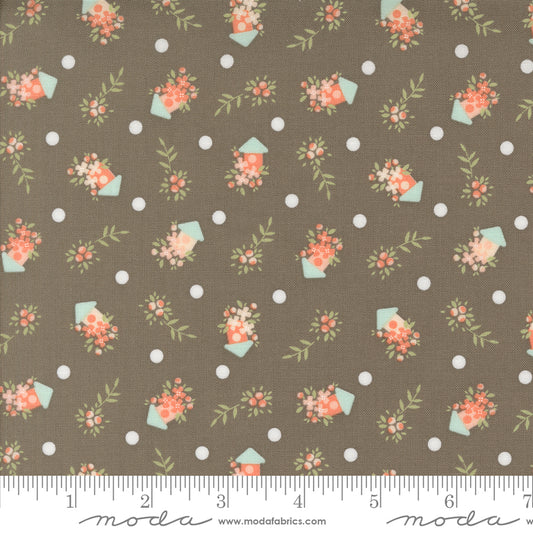 Abloom Slate 29213 19 by Corey Yoder of Coriander Quilts for Moda Fabrics