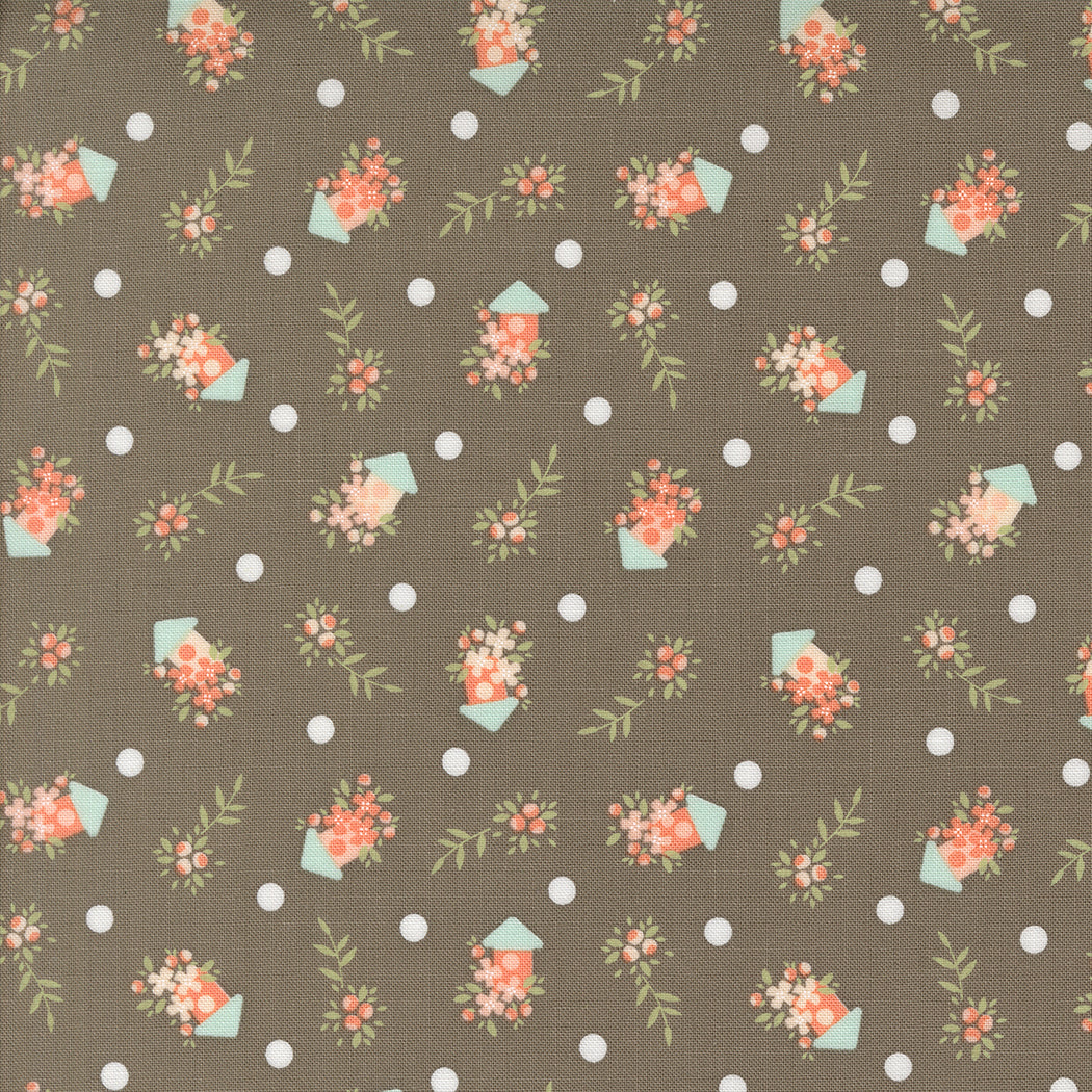 Abloom Slate 29213 19 by Corey Yoder for Moda Fabrics