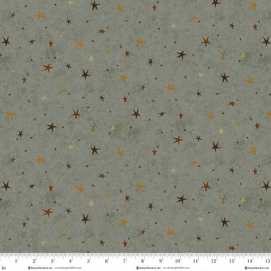 Seeing Stars Basics - Sage Green - by Janet Nesbitt for Henry Glass Fabrics
