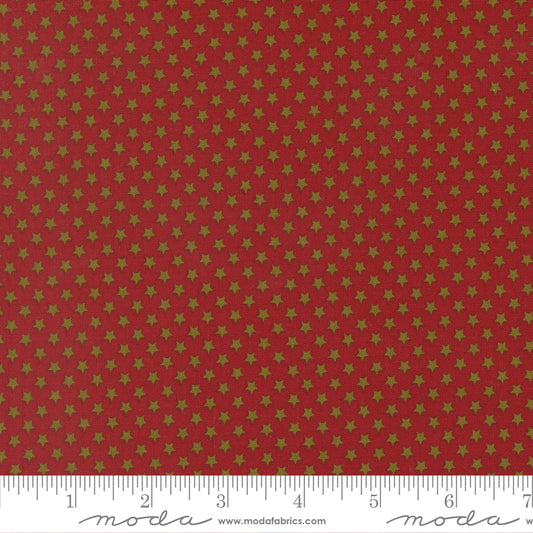 Chilly Collection Star Bright Print in Red by Sweetwater for Moda Fabrics