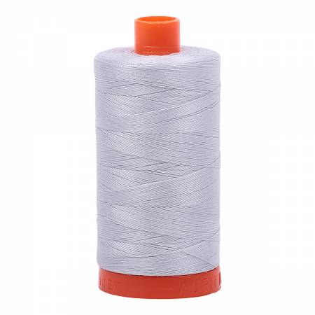 Aurifil Mako Cotton 50wt Thread #2600 Dove 1422 Yard Spool