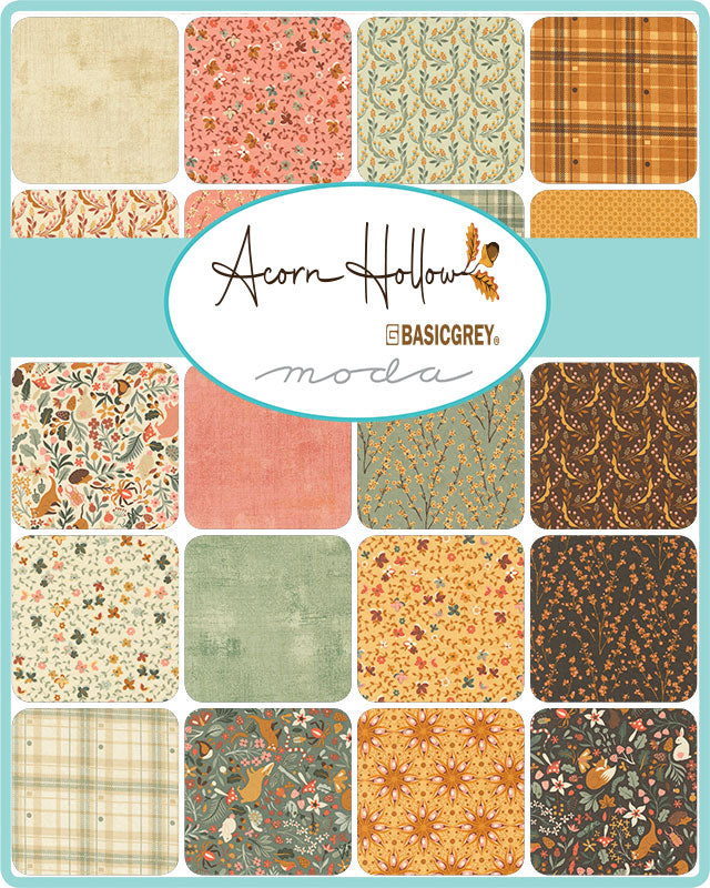 Acorn Hollow Charm Pack by BasicGrey for Moda Fabrics