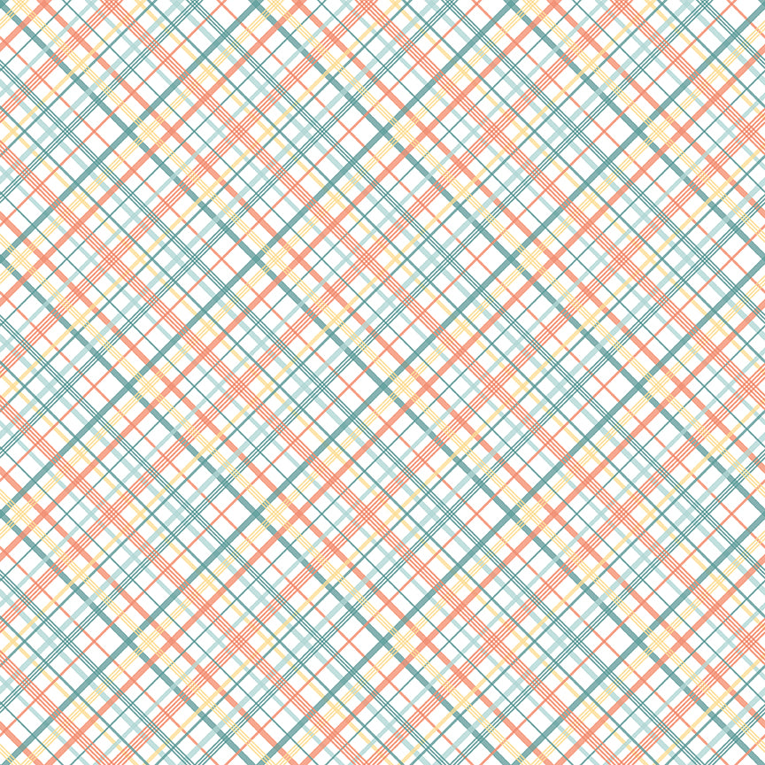 Sunshine and Sweet Tea - Summer Plaid Multi Print - by Amanda Castor of Material Girl Quilts for Riley Blake Designs
