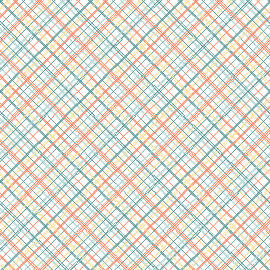 Sunshine and Sweet Tea - Summer Plaid Multi Print - by Amanda Castor of Material Girl Quilts for Riley Blake Designs