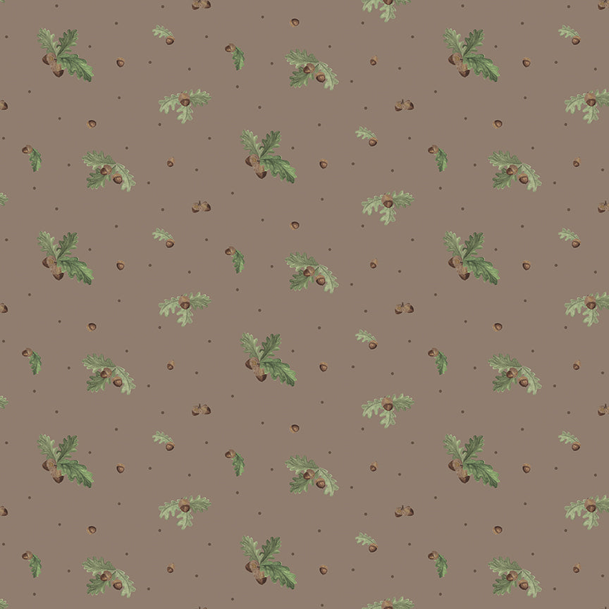 Let's Get Lost in the Woods - Acorns and Leaves Pebble - by Tara Reed for Riley Blake Designs