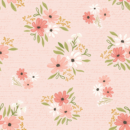 Between The Pages - Main Print Ballerina - by Fran Gulick of Cotton and Joy for Riley Blake Designs