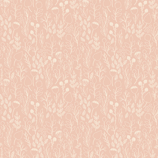 Blush 'n Butterscotch Outlines Blush by Simple Simon & Co for Riley Blake Designs