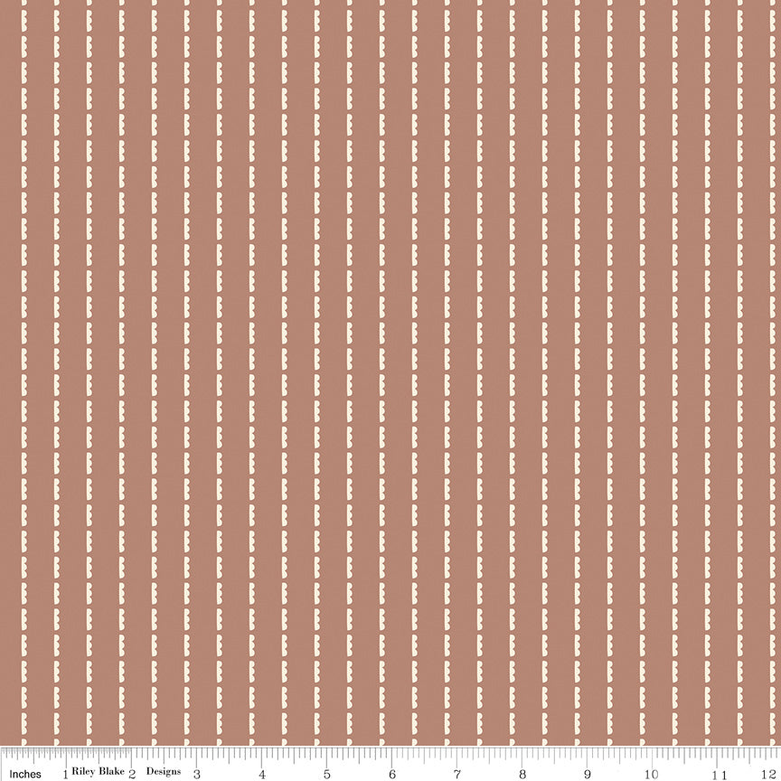 Blush 'n Butterscotch Clouds Dusty Rose by Simple Simon & Co for Riley Blake Designs