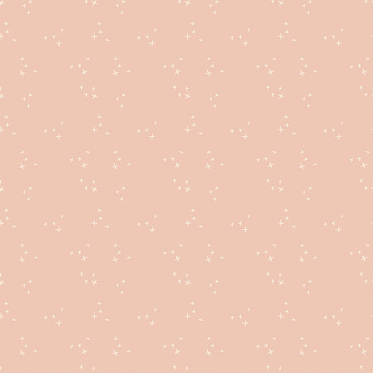Blush 'n Butterscotch Cross Sparkles Blush by Simple Simon & Co for Riley Blake Designs