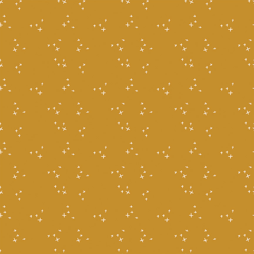 Blush 'n Butterscotch Cross Sparkles Butterscotch by Simple Simon & Co for Riley Blake Designs
