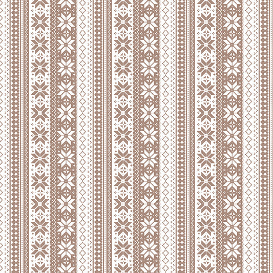 Winter Magic - Sweater Stripe Tea Dye - by Dani Mogstad for Riley Blake Designs