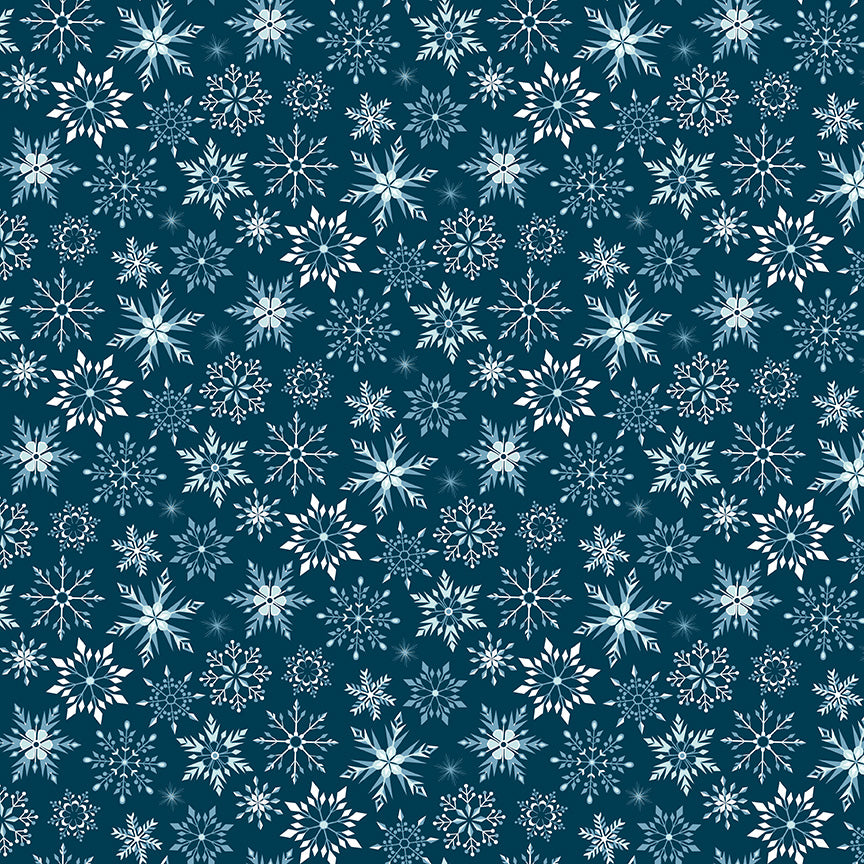 Winter Magic - Snowflakes Navy - Dani Mogstad for Riley Blake Designs