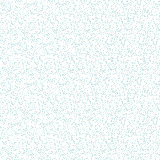 Winter Magic - Swirls White - Dani Mogstad for Riley Blake Designs