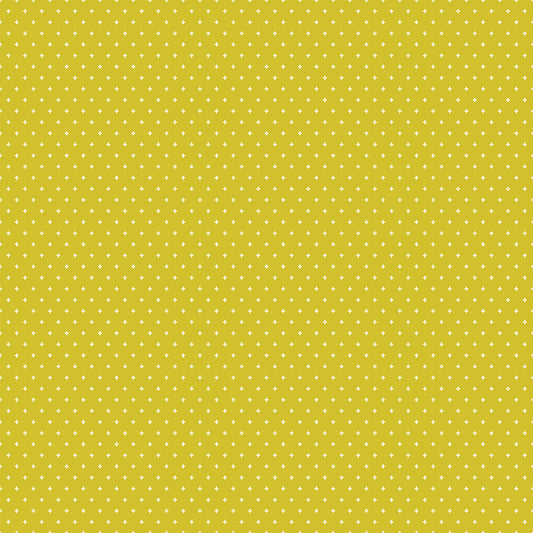 Essence Collection - Foils Print in Citron - by Fran Gulick of Cotton and Joy for Riley Blake Designs