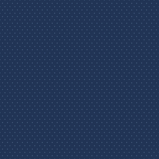 Essence Collection - Foils Print in Navy - by Fran Gulick of Cotton and Joy for Riley Blake Designs