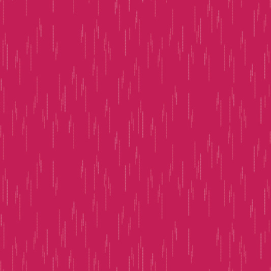 Essence Collection - Raindrops Print in Magenta - by Fran Gulick of Cotton and Joy for Riley Blake Designs