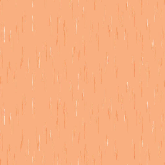 Essence Collection - Raindrops Print in Marmalade - by Fran Gulick of Cotton and Joy for Riley Blake Designs