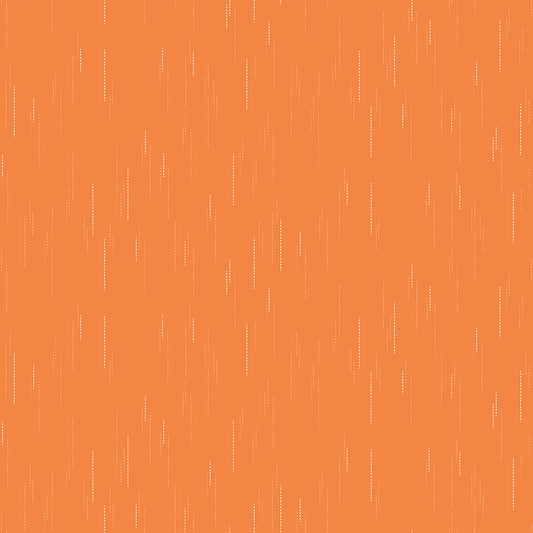 Essence Collection - Raindrops Print in Orange - by Fran Gulick of Cotton and Joy for Riley Blake Designs