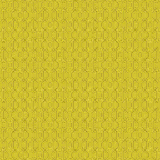 Essence Collection - Lattice Print in Citron - by Fran Gulick of Cotton and Joy for Riley Blake Designs