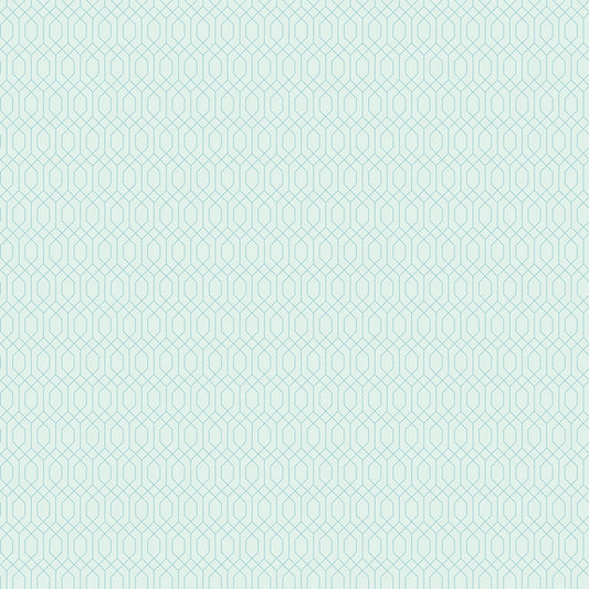 Essence Collection - Lattice Print in Iceberg - by Fran Gulick of Cotton and Joy for Riley Blake Designs