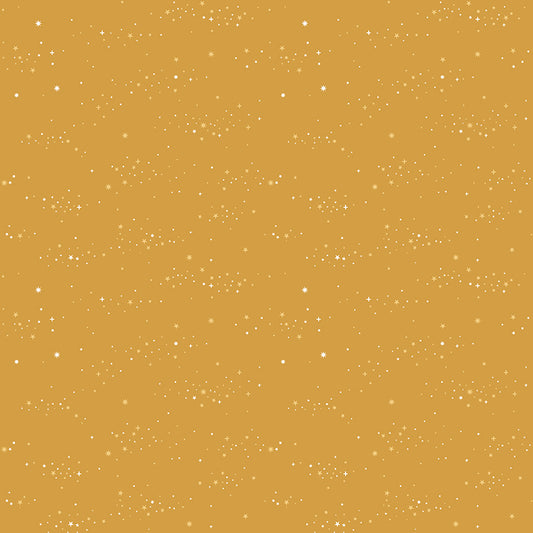 Essence Collection - Starlight Print in Golden - by Fran Gulick of Cotton and Joy for Riley Blake Designs