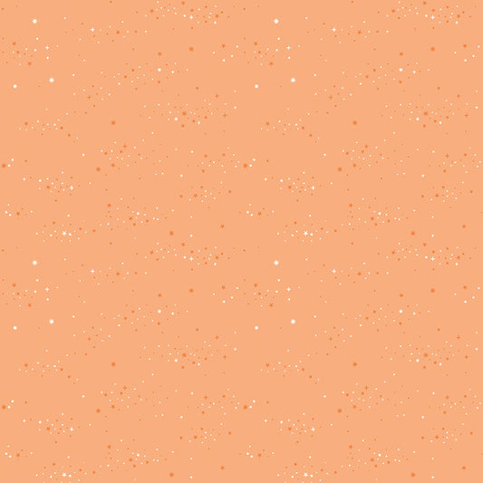 Essence Collection - Starlight Print in Marmalade - by Fran Gulick of Cotton and Joy for Riley Blake Designs