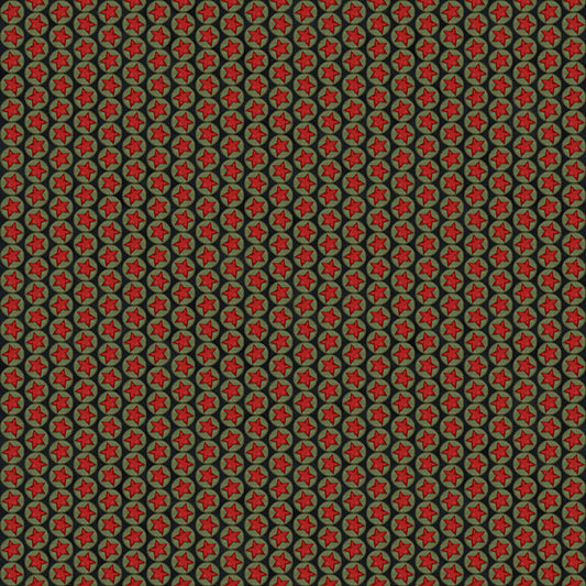 Northern Christmas Stars Black by Teresa Korgut for Riley Blake Designs