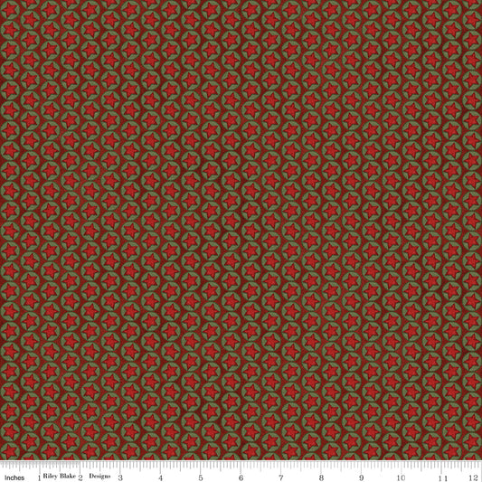 Northern Christmas Stars Red by Teresa Korgut for Riley Blake Designs