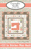 In Stitches Quilt Kit with Abloom fabric and pattern by Corey Yoder of Coriander Quilts