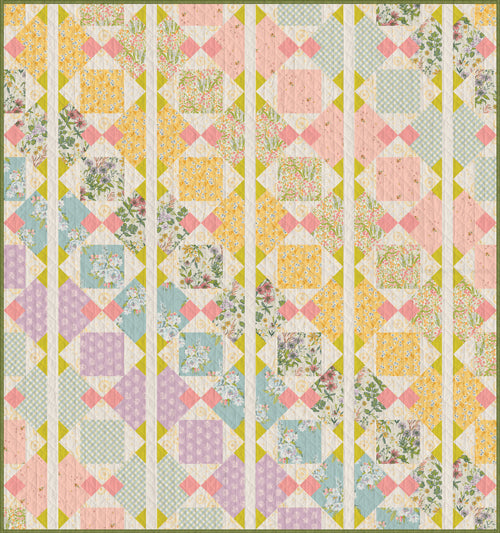Midsummer Collection Days of Summer Quilt Kit by Sharon Holland for Art Gallery Fabrics