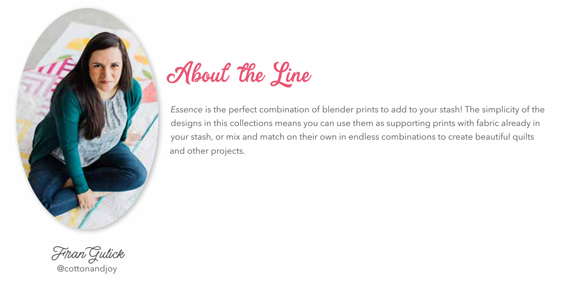 Essence Collection - Foils Print in Blush - by Fran Gulick of Cotton and Joy for Riley Blake Designs
