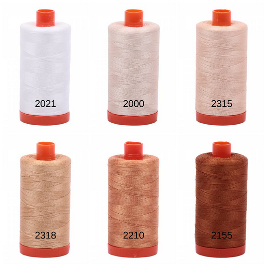 Aurifil 50 wt Cotton Mako Thread 1422 Yards