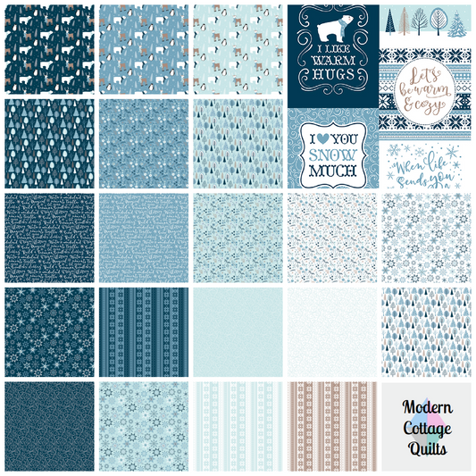 Winter Magic - Warm Hugs Panel - by Dani Mogstad for Riley Blake Designs