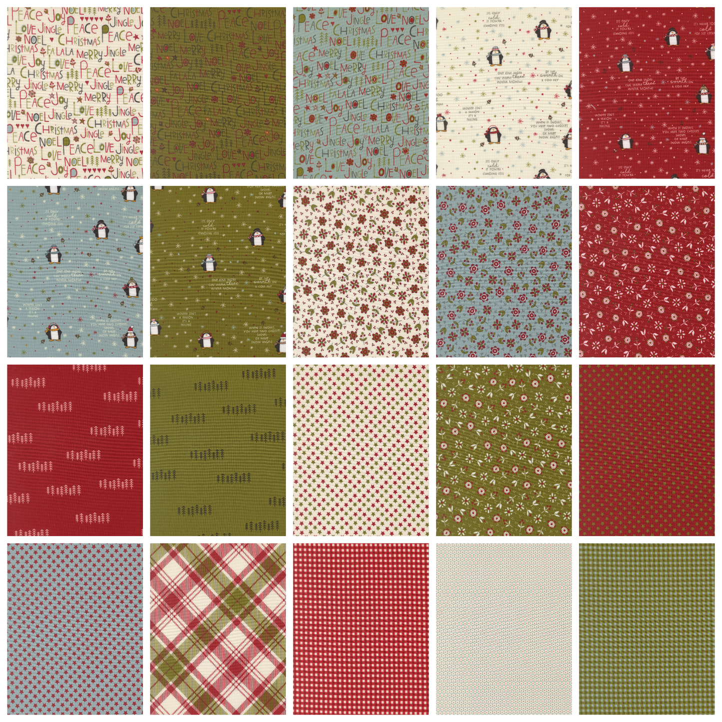 Chilly Collection Jelly Roll by Sweetwater for Moda Fabrics