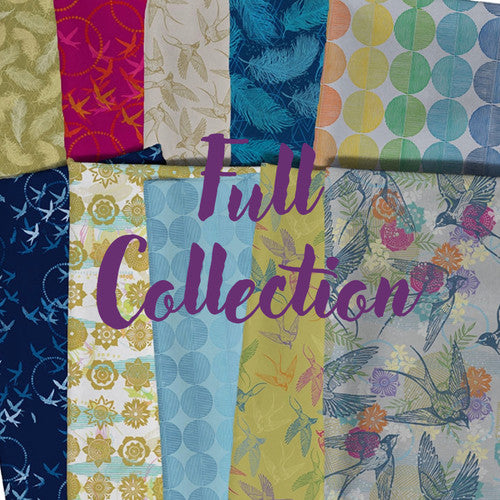 Findings Collection Coming Home Print Unity Colorway by Valori Wells for FreeSpirit Fabrics