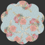 Love Letters Lovers Bouquet Print by Becca Plymale for Art Gallery Fabrics