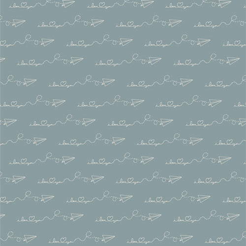 Love Letters Tender Flight Print by Becca Plymale for Art Gallery Fabrics