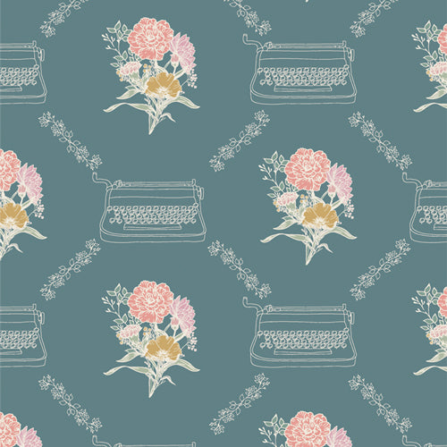 Love Letters Keys to my Heart Print by Becca Plymale for Art Gallery Fabrics