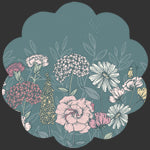 Love Letters Growing Love Panel by Becca Plymale for Art Gallery Fabrics