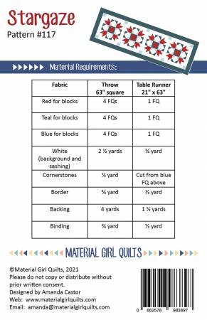 Stargaze Quilt Pattern by Amanda Castor of Material Girl Quilts